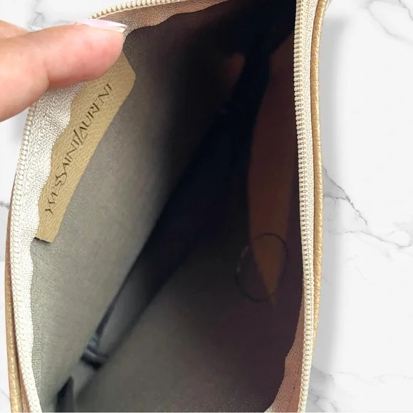 YSL Elegant animal print pouch on chain - Picture 6 of 11